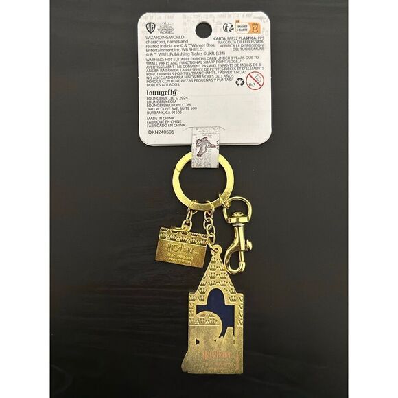 Loungefly Harry Potter Hedwig Multi-Charm Keychain - Picture 2 of 2